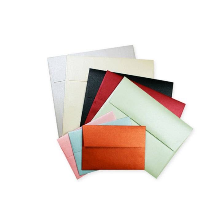 4-3/8 x 5-3/4  Aspire Petallics® Envelopes Silver Ore  A2 -Regular Gum - 80 lb. - Mailers Direct™