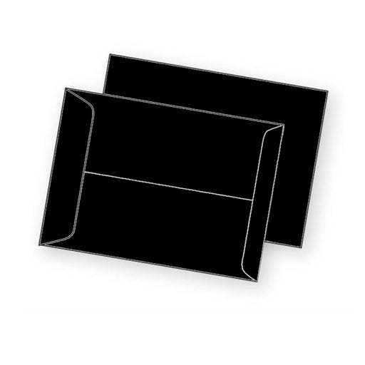9 x 12 Tyvek Catalog Open End / Zip Stick Black - Mailers Direct™