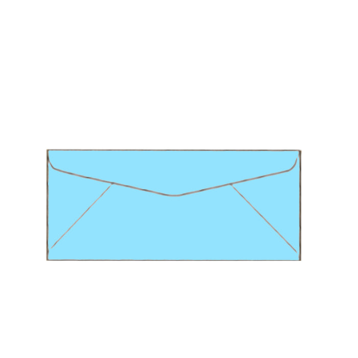 4-1/8 x 9-1/2 EarthChoice Regular Business Envelope #10  24 lb Blue - Mailers Direct™