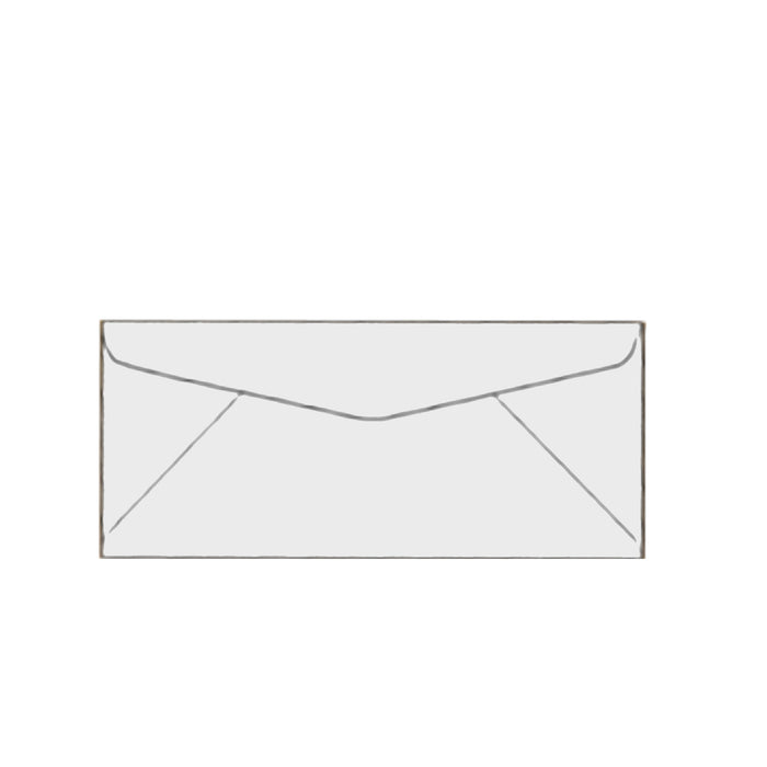 4-1/8 x 9-1/2 EarthChoice Regular Business Envelope #10  24 lb Gray - Mailers Direct™