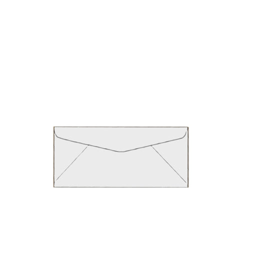 3-7/8 x 8-7/8 EarthChoice Regular Business Envelope  #9   24 lb Grey - Mailers Direct™