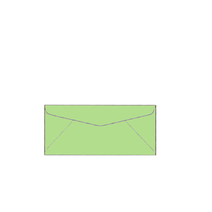 3-7/8 x 8-7/8 EarthChoice Regular Business Envelope  #9   24 lb Green - Mailers Direct™