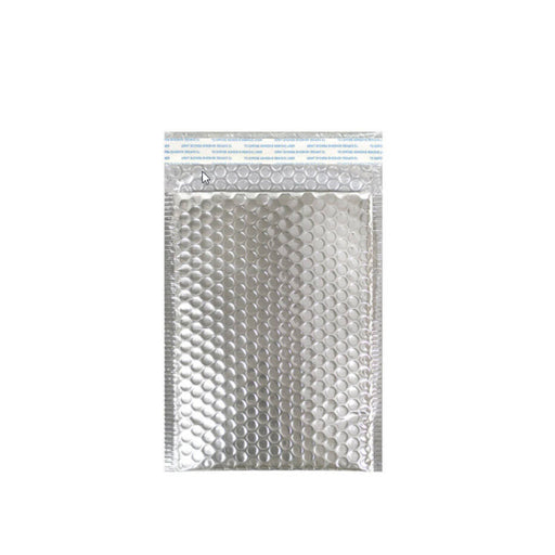 10-1/2 x 15-1/4 Metallic Bubble Mailers #5 Silver - Mailers Direct™