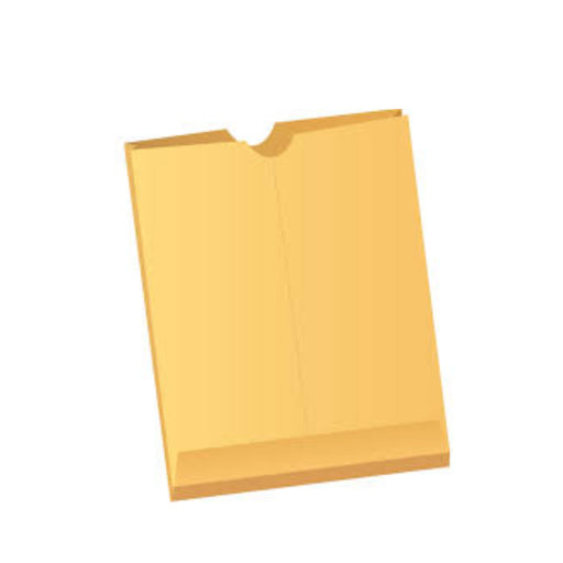 14-1/2 x 17-1/2 Brown Kraft X-Ray Negative Open End  Envelopes double thumb cut  40 lb. - Mailers Direct™