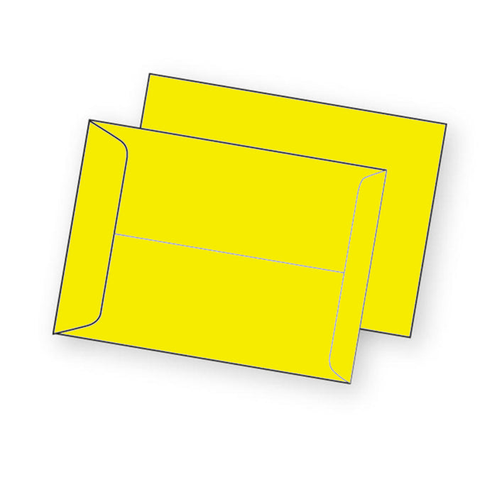 9 x 12 Tyvek Catalog Open End / Zip Stick Yellow - Mailers Direct™